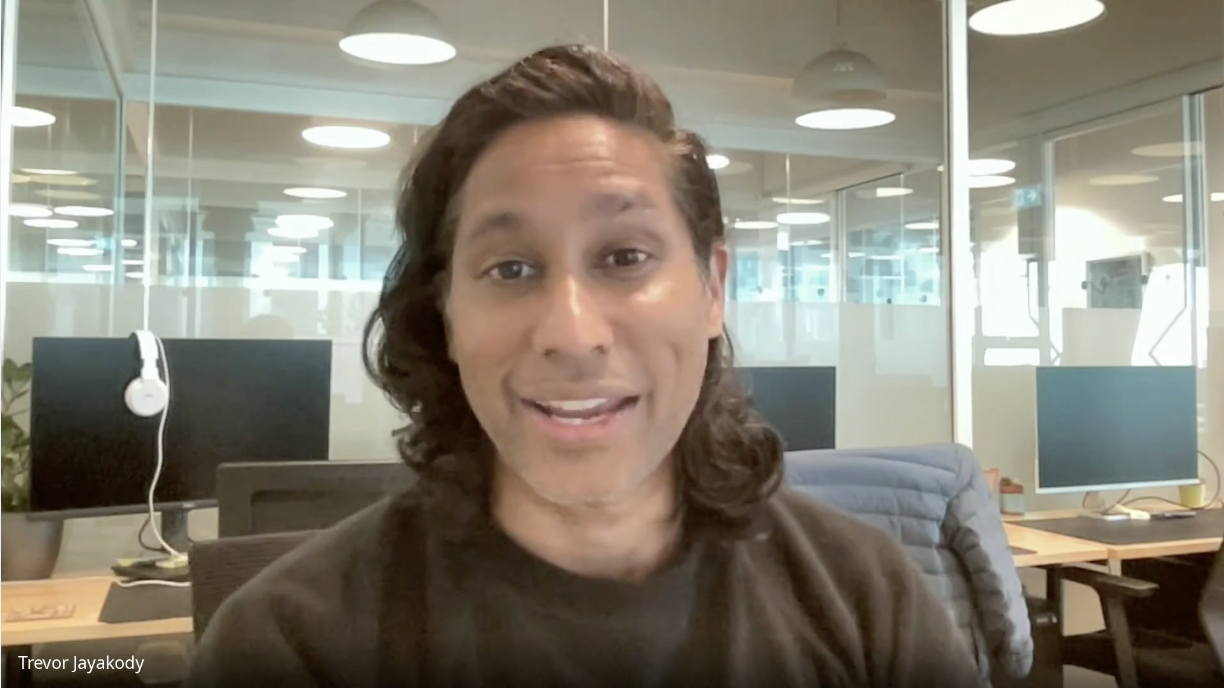 Trevor Jayakody on a client review call
